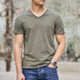 

T-shirt Men Leandro Kansas deep lichen green | Freeman T. Porter