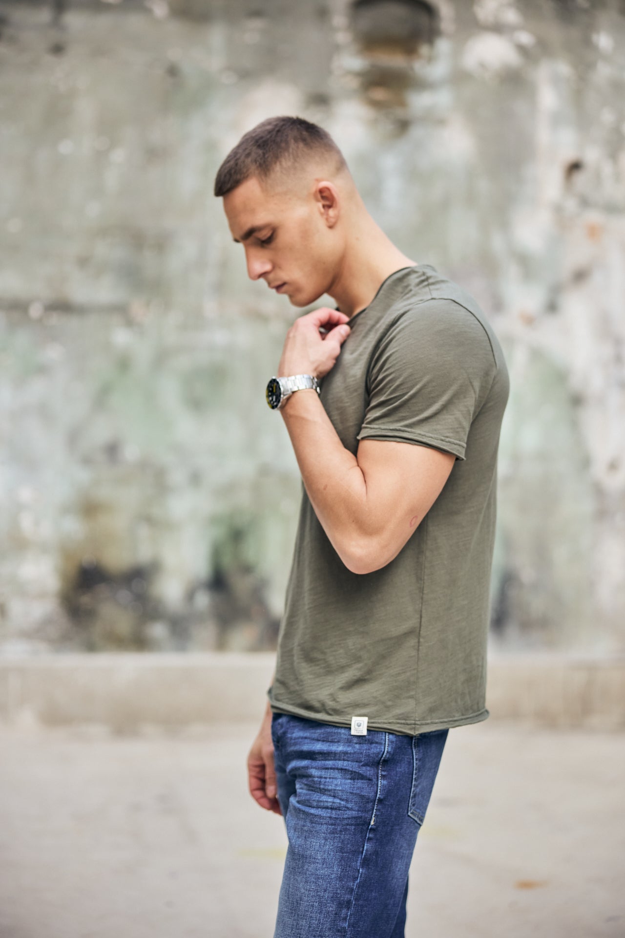 

T-shirt Homme Leandro Kansas deep lichen green | Freeman T. Porter