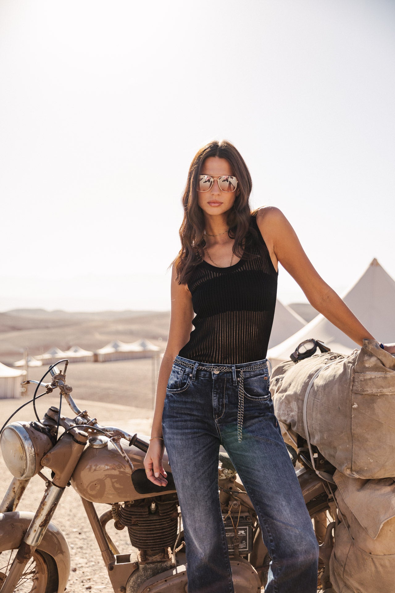 

T-shirt sans manche Woman Dali Rib black | Freeman T. Porter