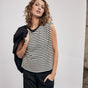 

T-shirt sans manche Woman Trenny Stripes black | Freeman T. Porter