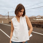 

T-shirt sans manche Woman Trudie white | Freeman T. Porter