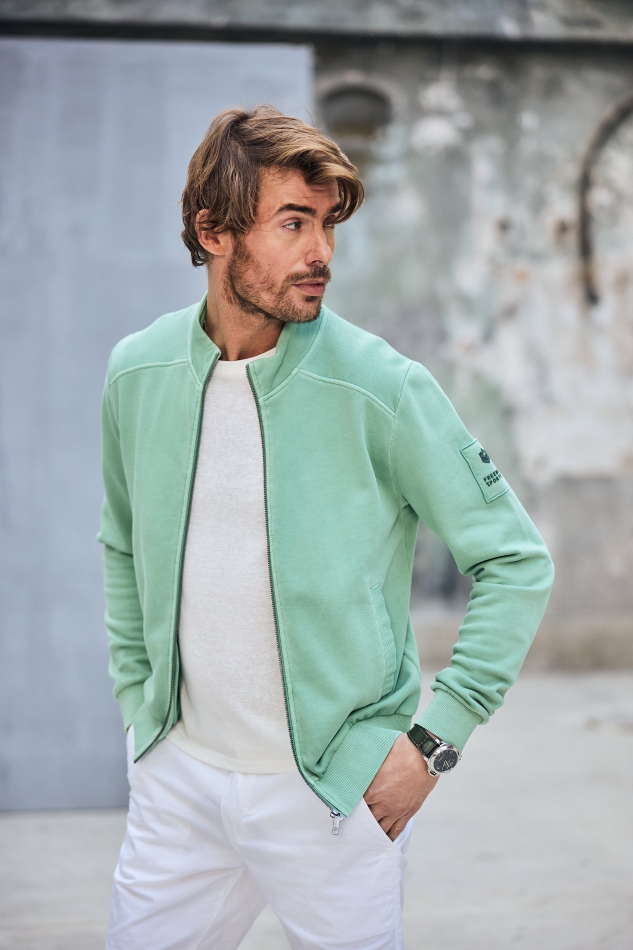 

Weste mit Reißverschluss Mann Sully Snug feldspar | Freeman T. Porter