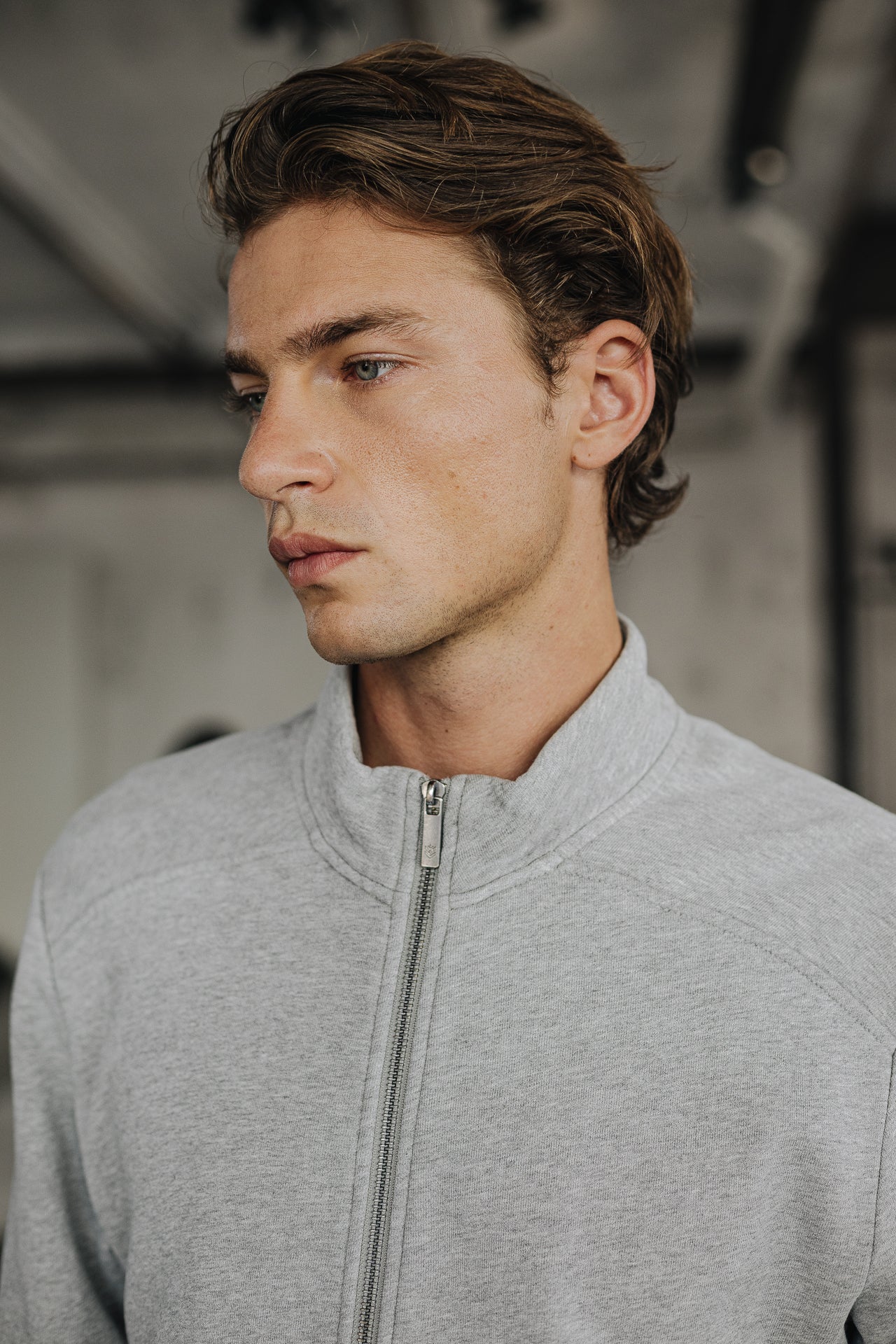 

Gilet zippé Homme Sully Snug dark grey melange | Freeman T. Porter