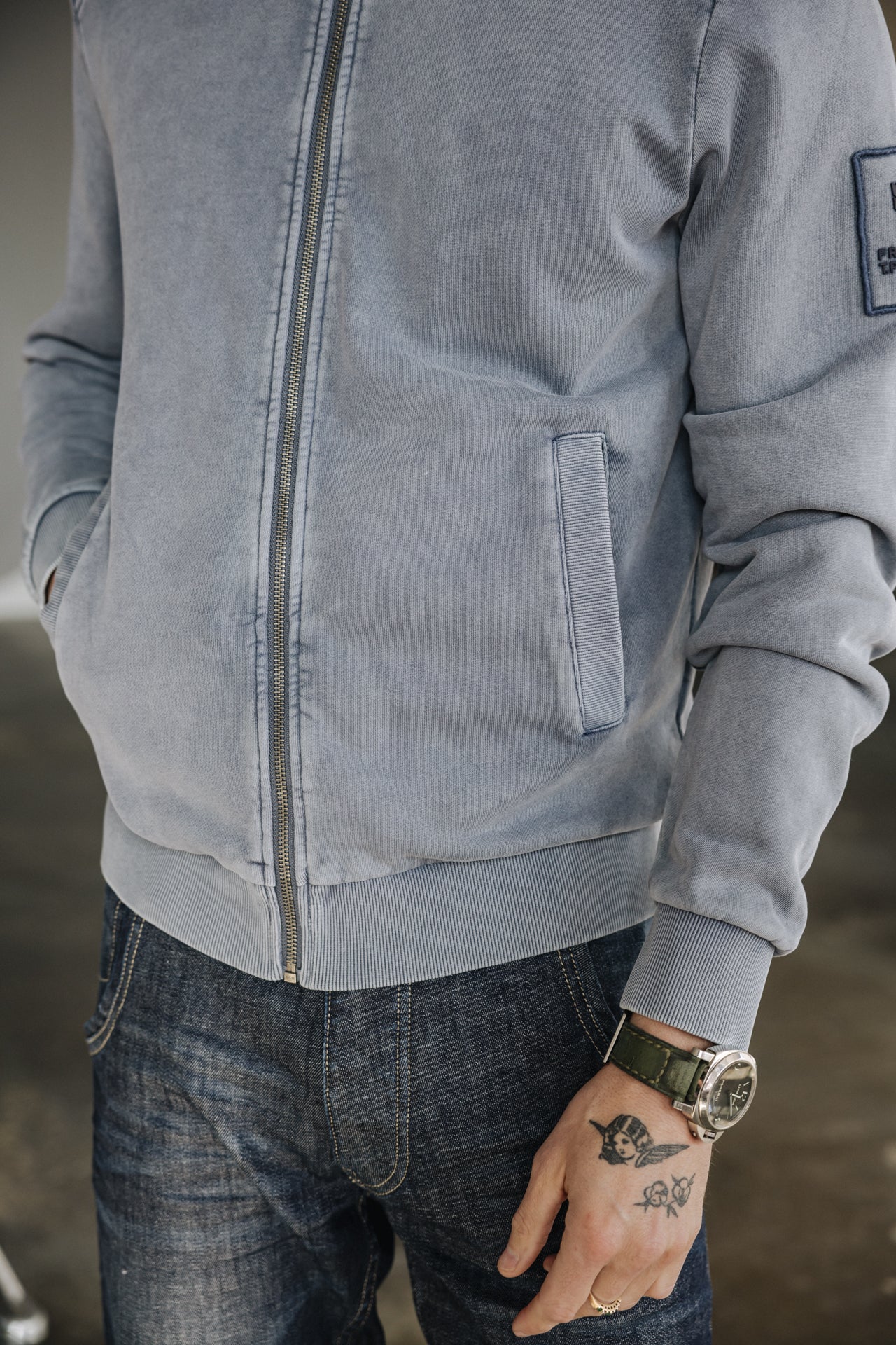 

Gilet zippé Homme Sully Snug vintage indigo | Freeman T. Porter