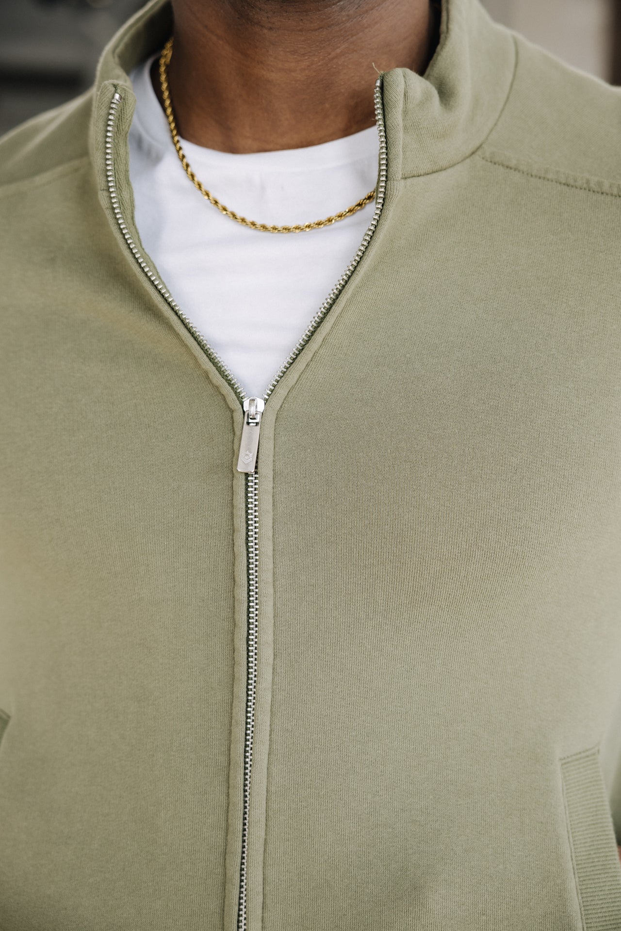 

Zipped vest Men Sully Snug deep lichen green | Freeman T. Porter