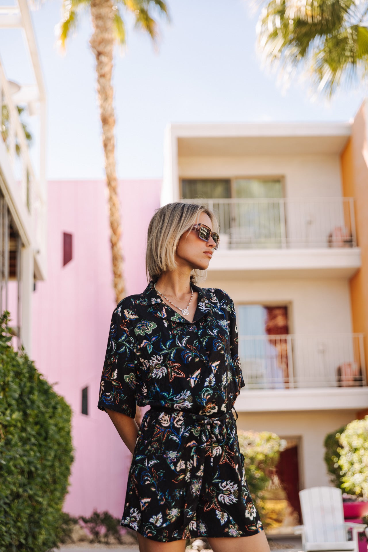 

Jumpsuit Damen Cowana Florescent black | Freeman T. Porter