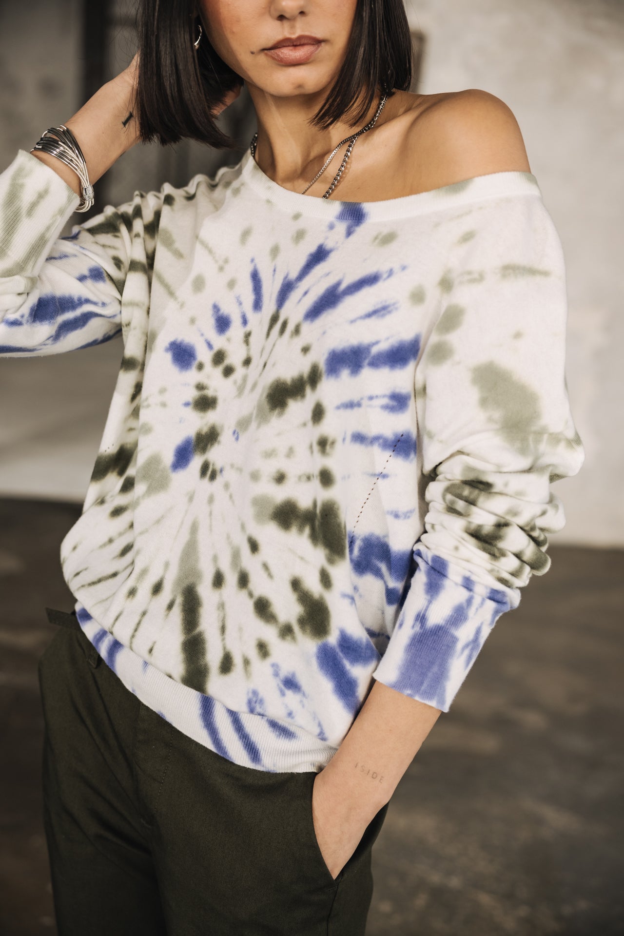 

Jersey de punto y corbata Mujer Tomily Snail blue | Freeman T. Porter