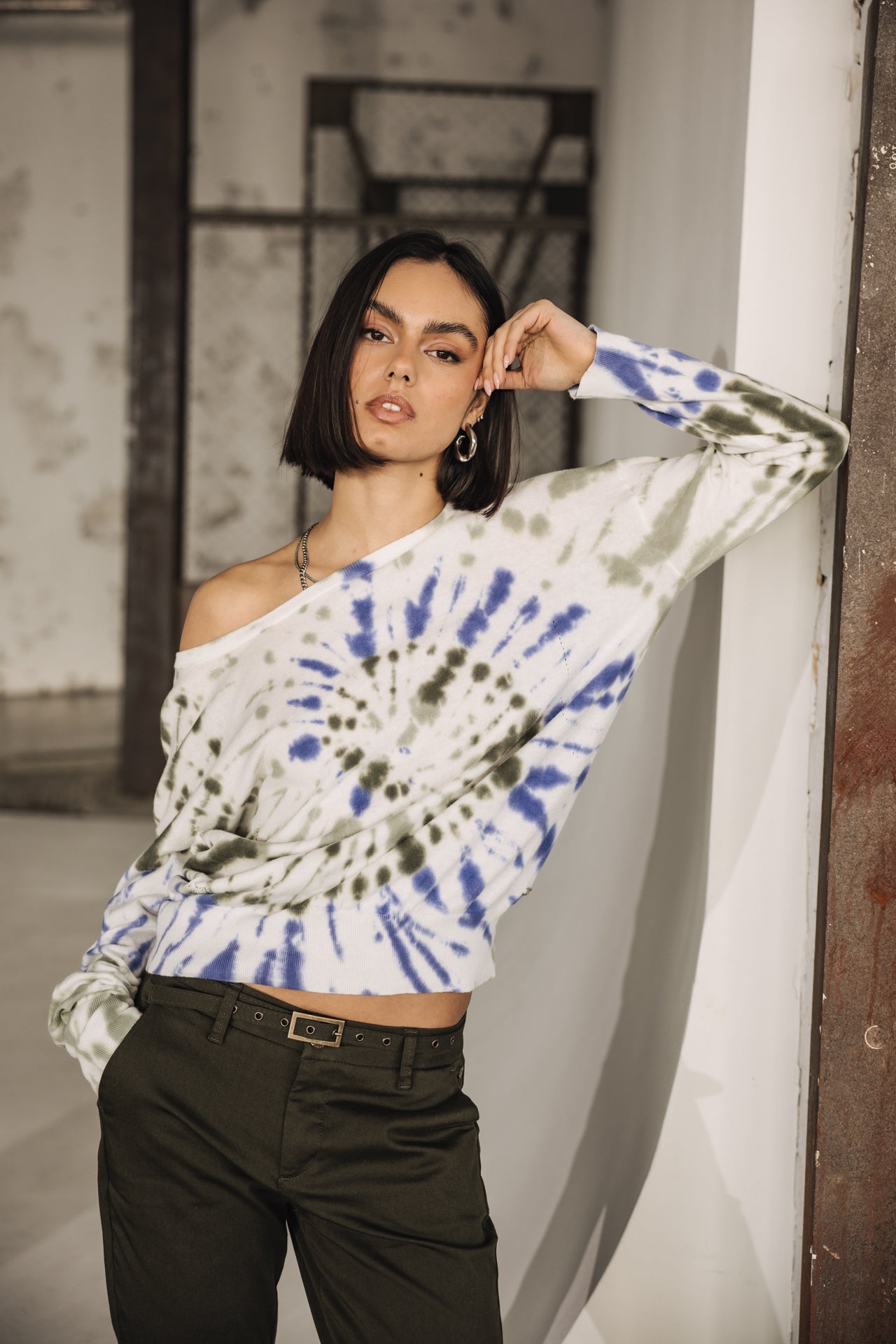 

Jersey de punto y corbata Mujer Tomily Snail blue | Freeman T. Porter
