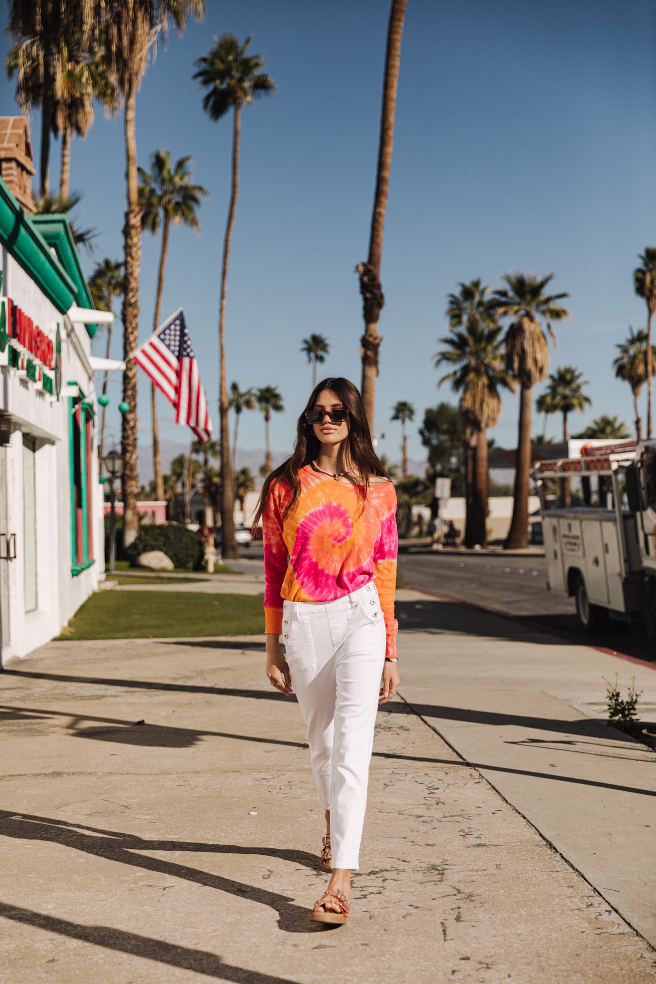 

Pull tie & dye Femme Tomily Snail fuchsia | Freeman T. Porter