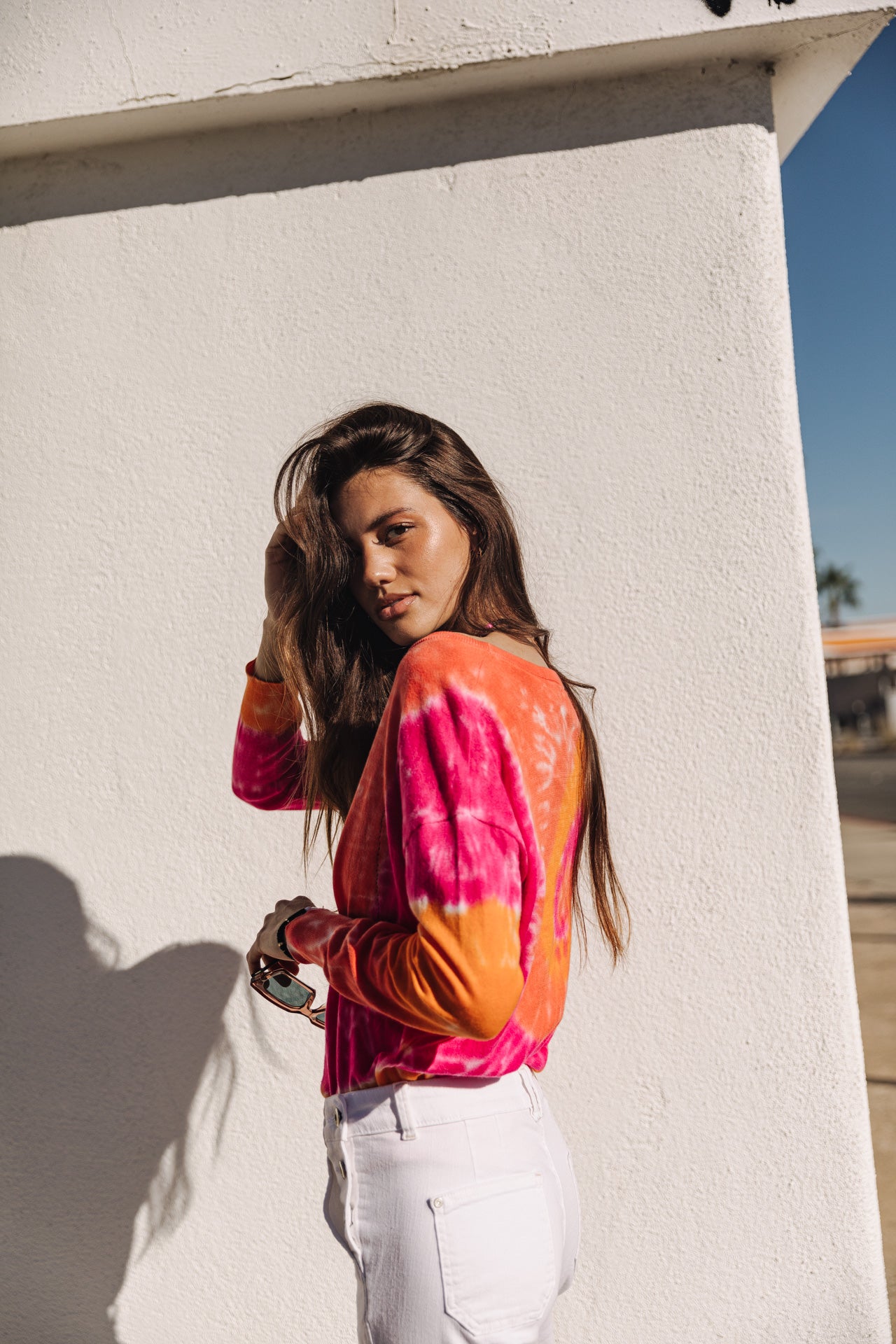 

Pull tie & dye Femme Tomily Snail fuchsia | Freeman T. Porter