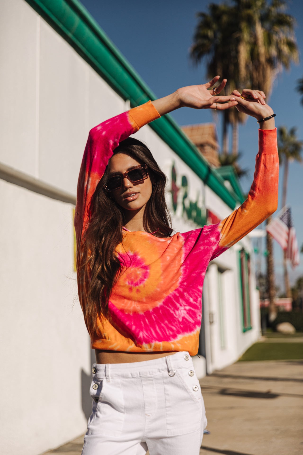 

Pull tie & dye Femme Tomily Snail fuchsia | Freeman T. Porter