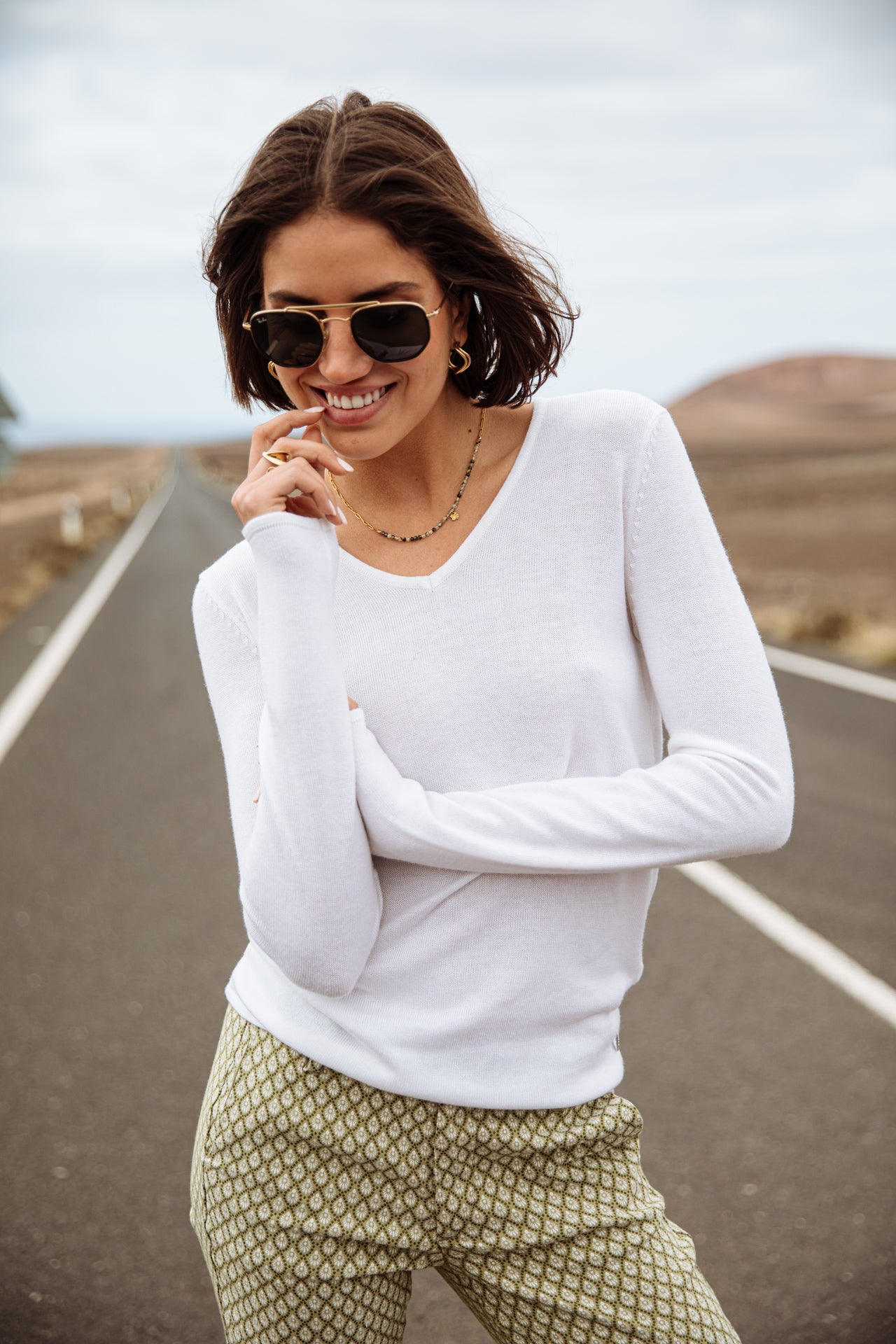

Pull ajusté Woman Lorelia white | Freeman T. Porter