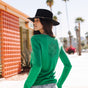 

Pull ajusté Femme Lorelia jolly green | Freeman T. Porter
