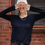 

Pull ajusté Woman Lorelia dark blue | Freeman T. Porter