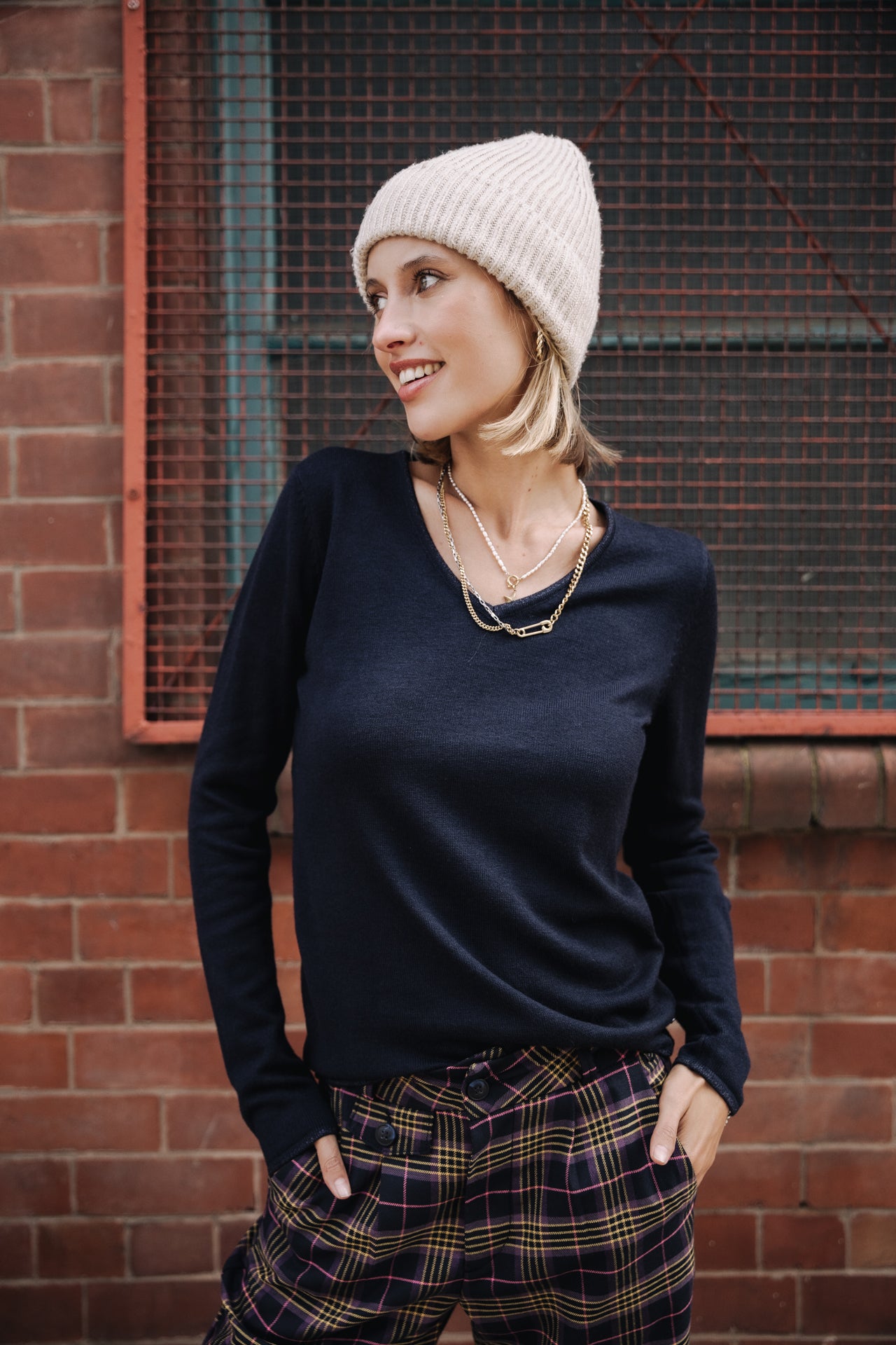 

Pull ajusté Woman Lorelia dark blue | Freeman T. Porter