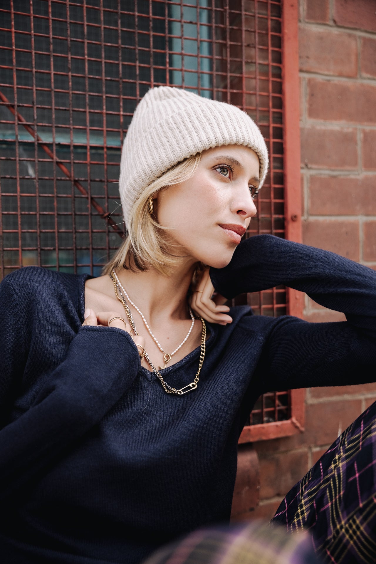 

Pull ajusté Woman Lorelia dark blue | Freeman T. Porter