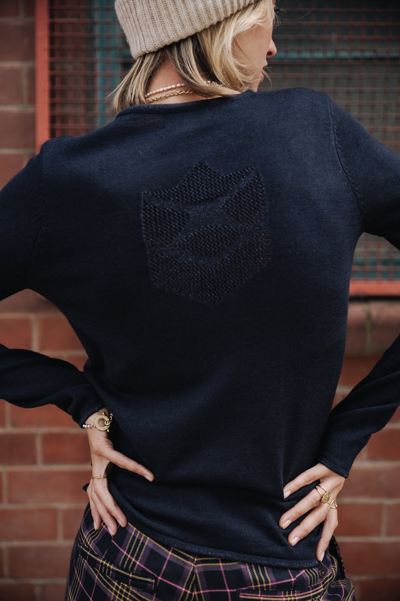 

Pull ajusté Woman Lorelia dark blue | Freeman T. Porter