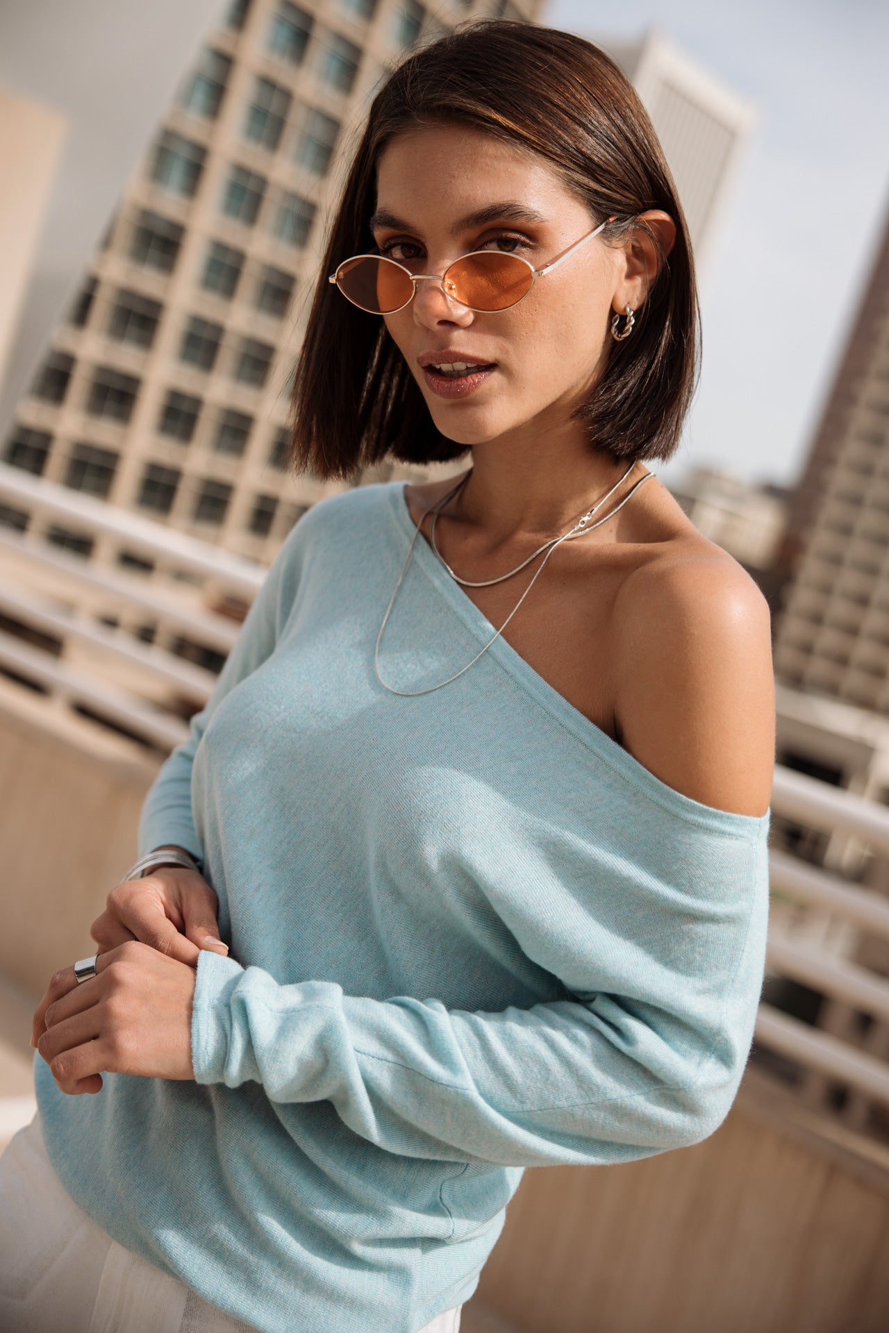 

Jersey con cuello barco Mujer Persia surf spray | Freeman T. Porter