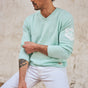

V-neck sweater Men Edgar Trosa glacier | Freeman T. Porter