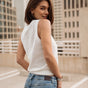 

Débardeur en maille Femme Dulcia Mesh off white | Freeman T. Porter