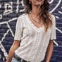 

Pull manches courtes Woman Polane white | Freeman T. Porter