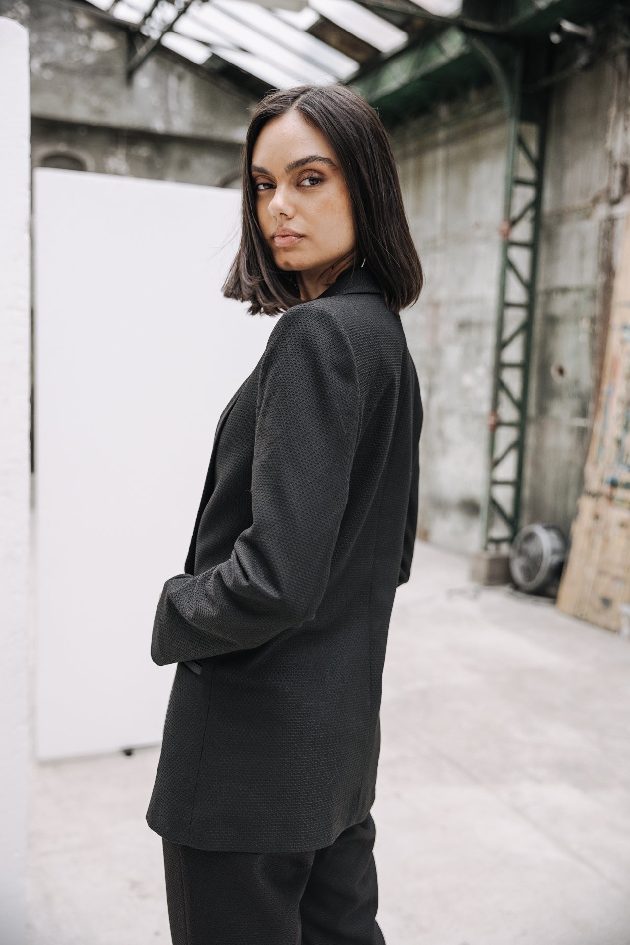 

Blazer cintré Femme Stessy Socially black | Freeman T. Porter