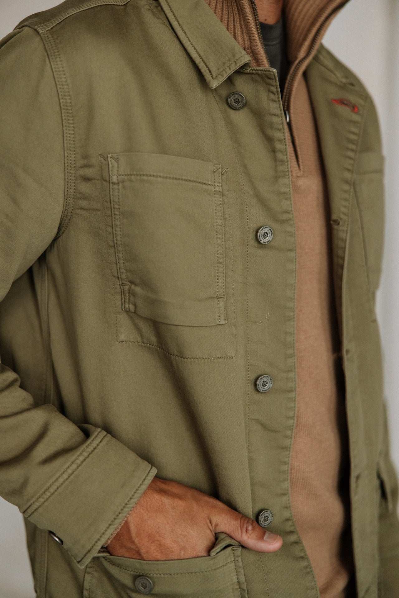 
              

Chaqueta camisera Hombres Luck Epic deep lichen green | Freeman T. Porter
            