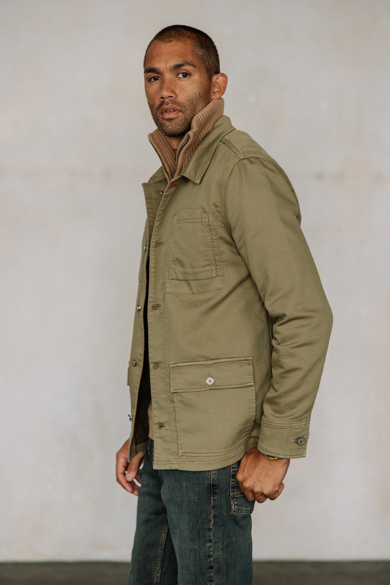 

Veste chemise Homme Luck Epic deep lichen green | Freeman T. Porter