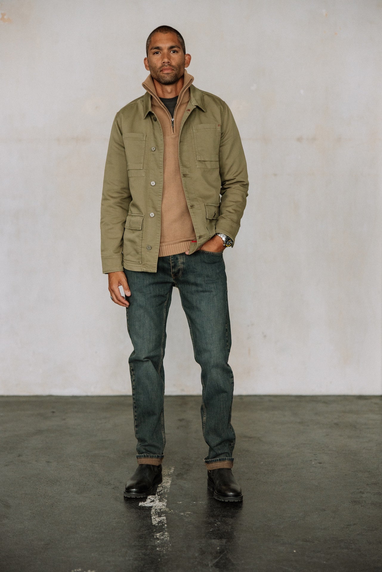 

Veste chemise Homme Luck Epic deep lichen green | Freeman T. Porter