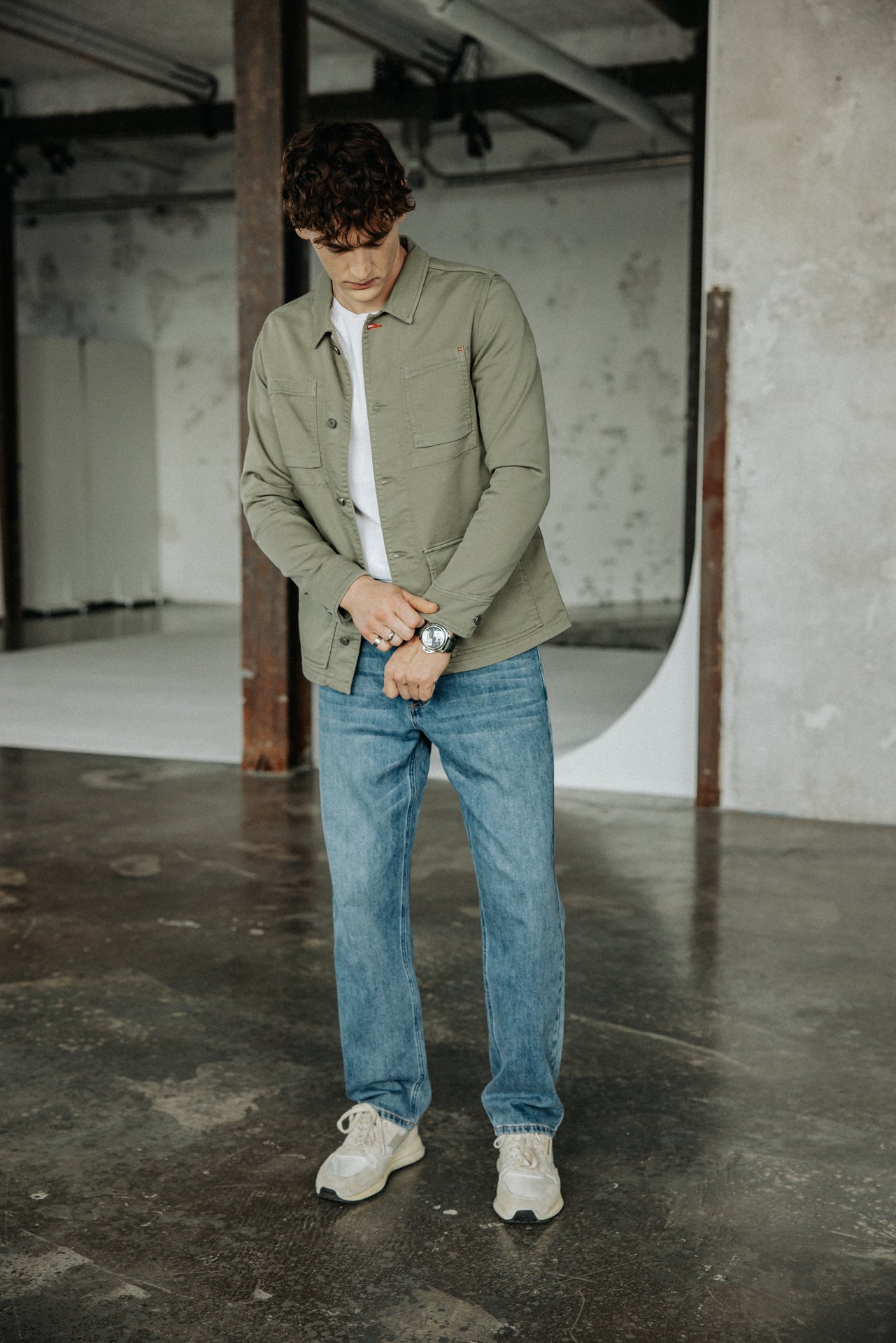 

Hemdenjacke Herren Luck Epic deep lichen green | Freeman T. Porter