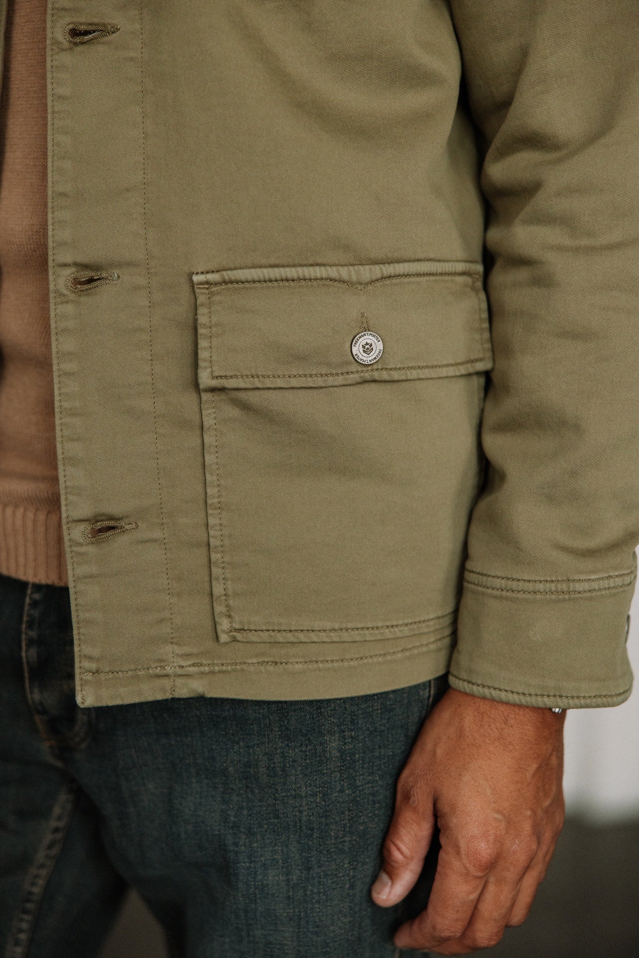 

Veste chemise Homme Luck Epic deep lichen green | Freeman T. Porter