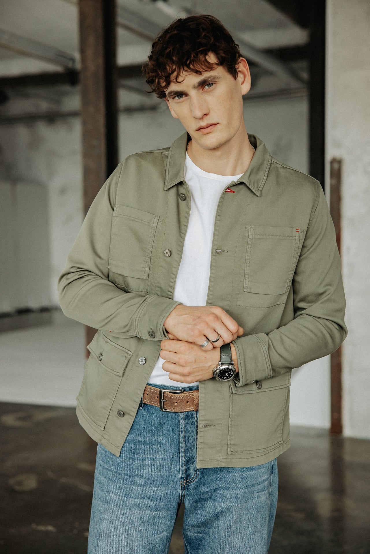 

Hemdenjacke Herren Luck Epic deep lichen green | Freeman T. Porter