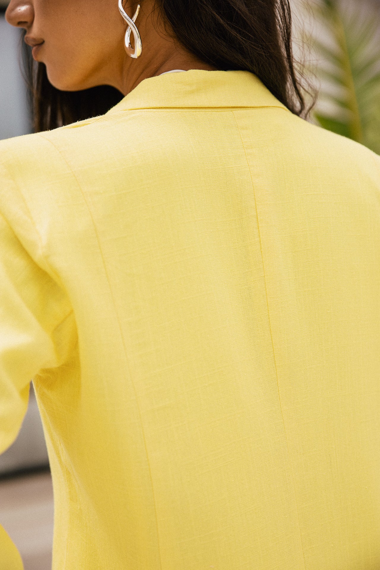 
              

Blazer droit en lin Femme Bernie Plain Linen limelight | Freeman T. Porter
            