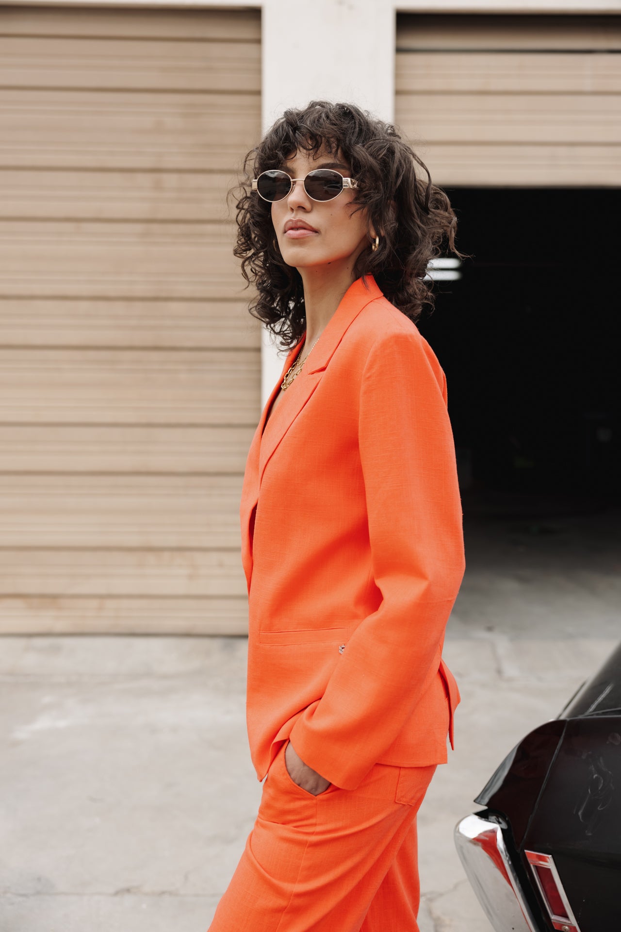 

Blazer droit en lin Femme Bernie tigerlily | Freeman T. Porter
