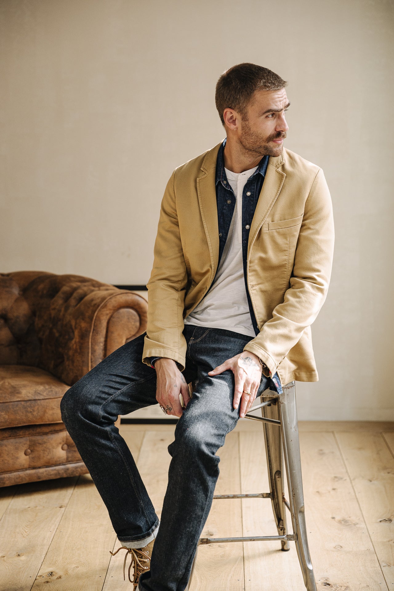 

Americana slim fit Hombres Barry Epic kelp | Freeman T. Porter