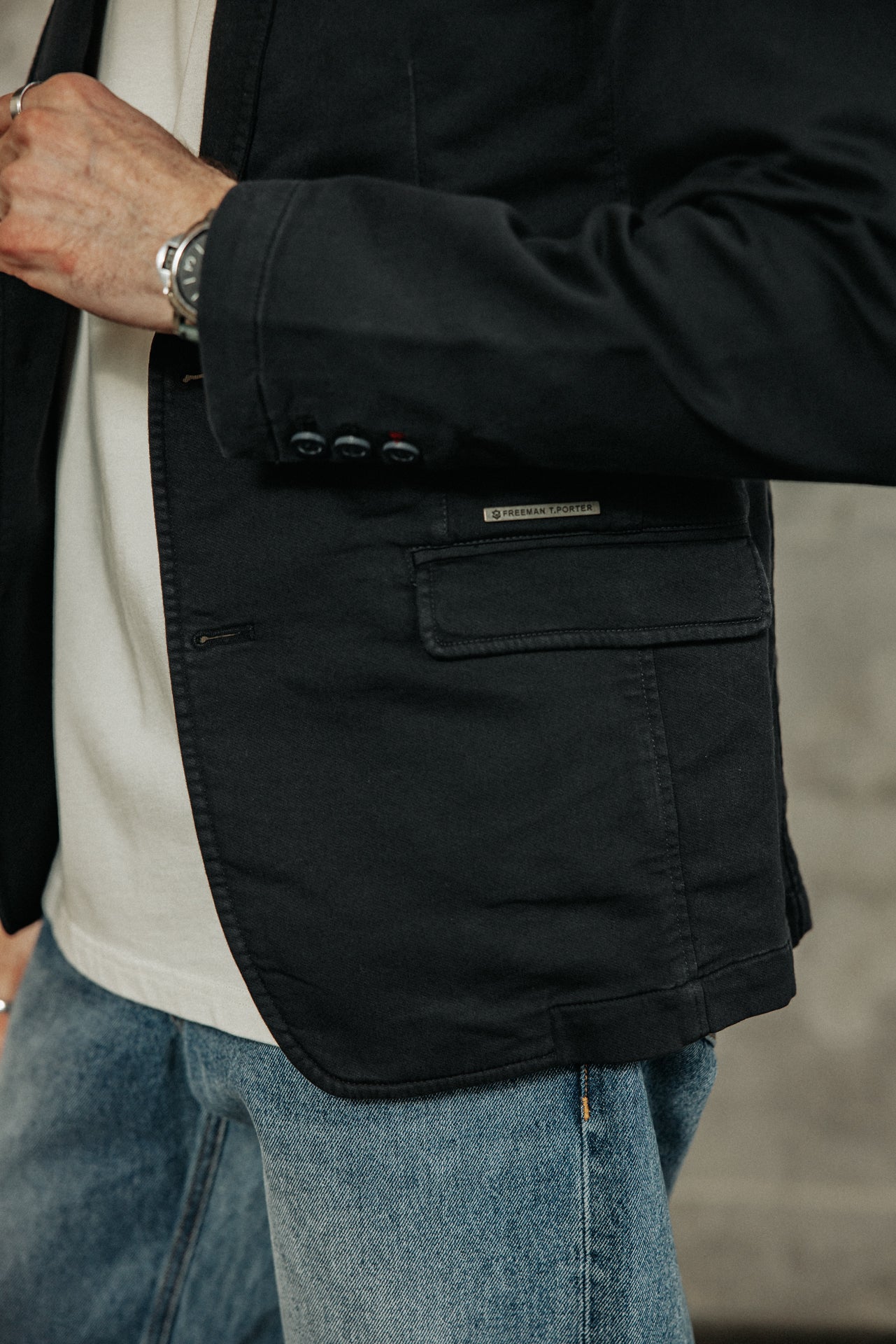 
              

Blazer cintré Homme Barry Epic total eclipse | Freeman T. Porter
            