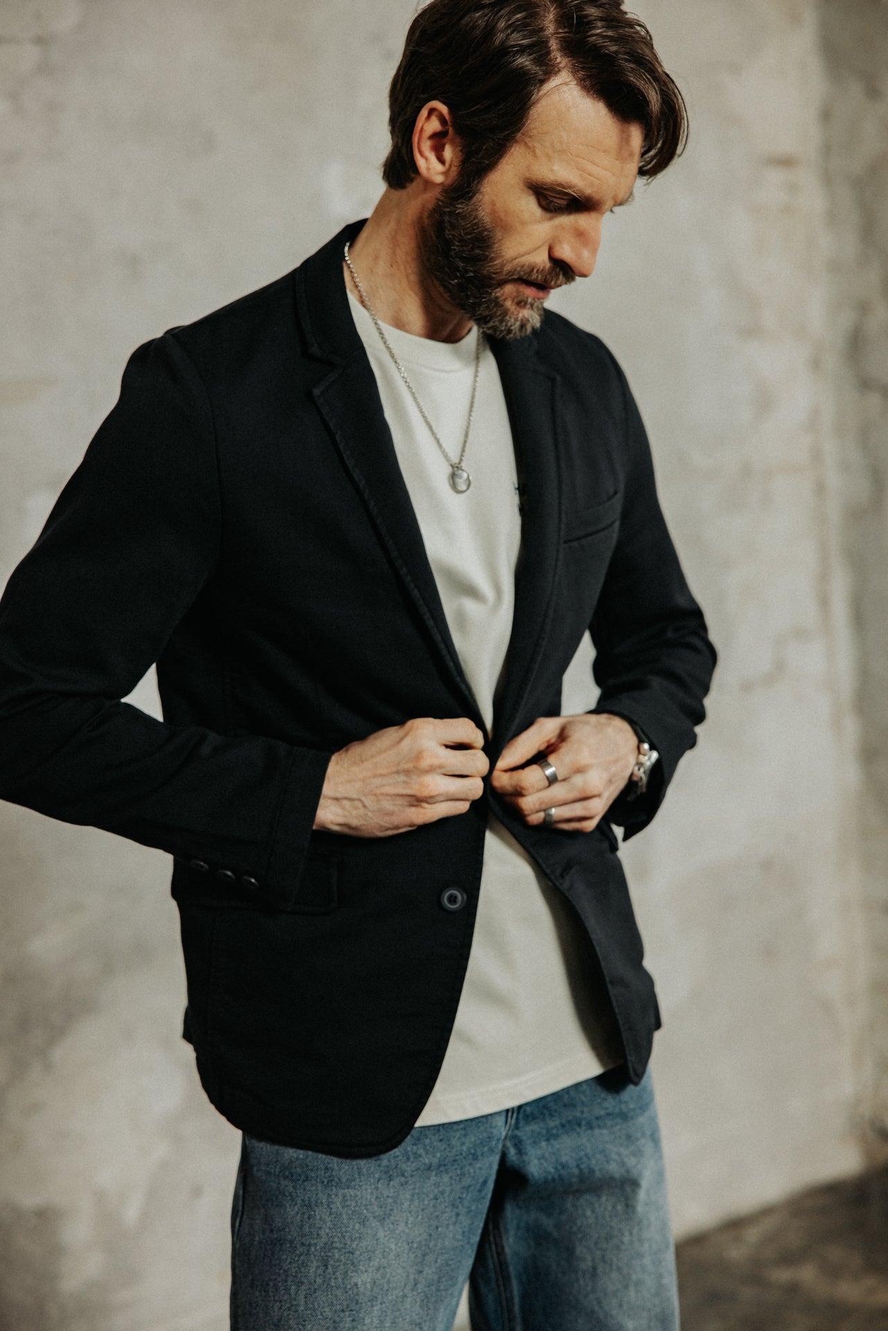 

Blazer cintré Homme Barry Epic total eclipse | Freeman T. Porter