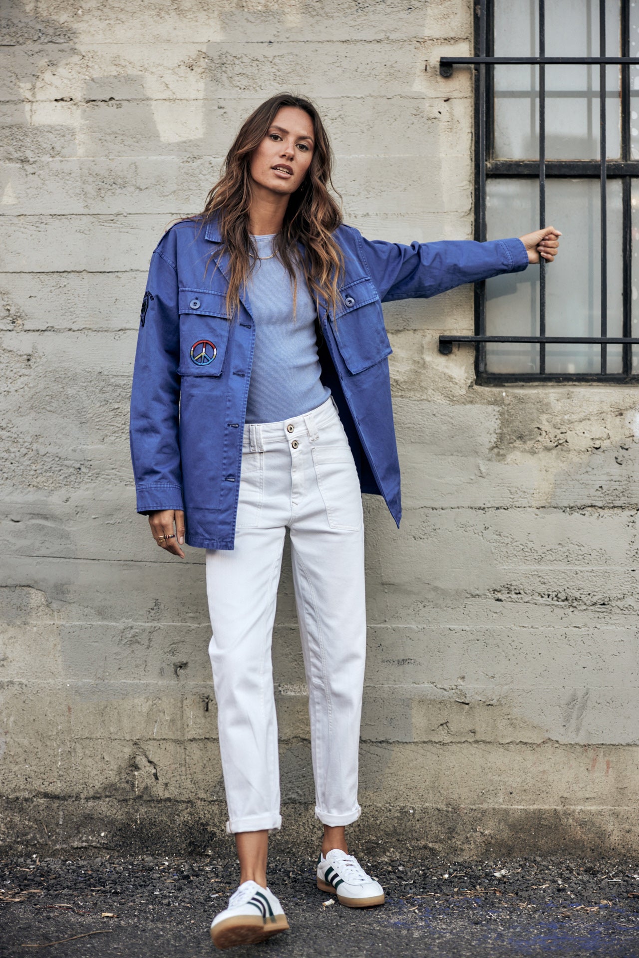 

Patch-Hemdjacke Damen Venty Patches 2 dazzling blue | Freeman T. Porter