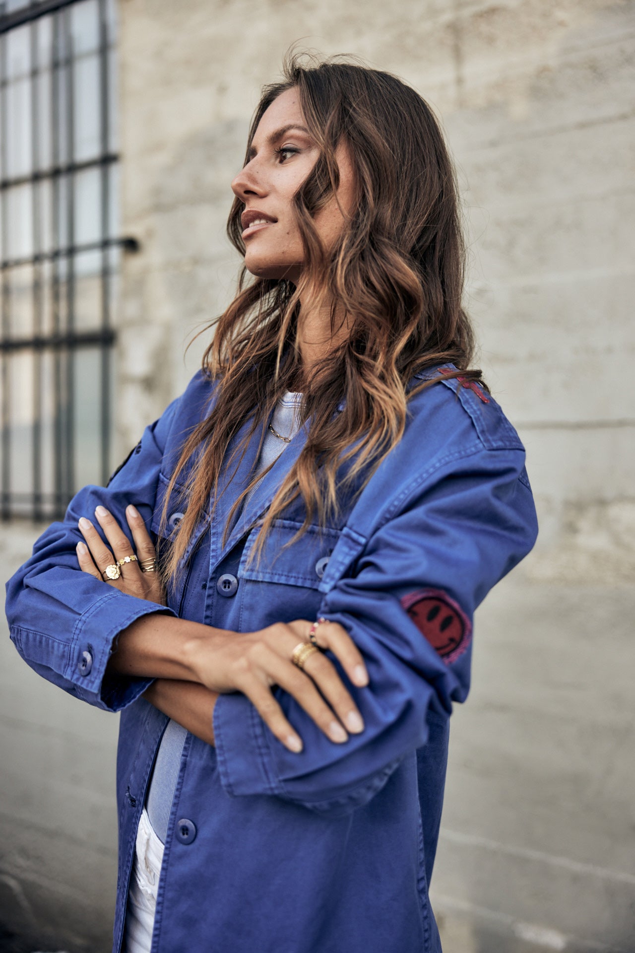 

Patch-Hemdjacke Damen Venty Patches 2 dazzling blue | Freeman T. Porter