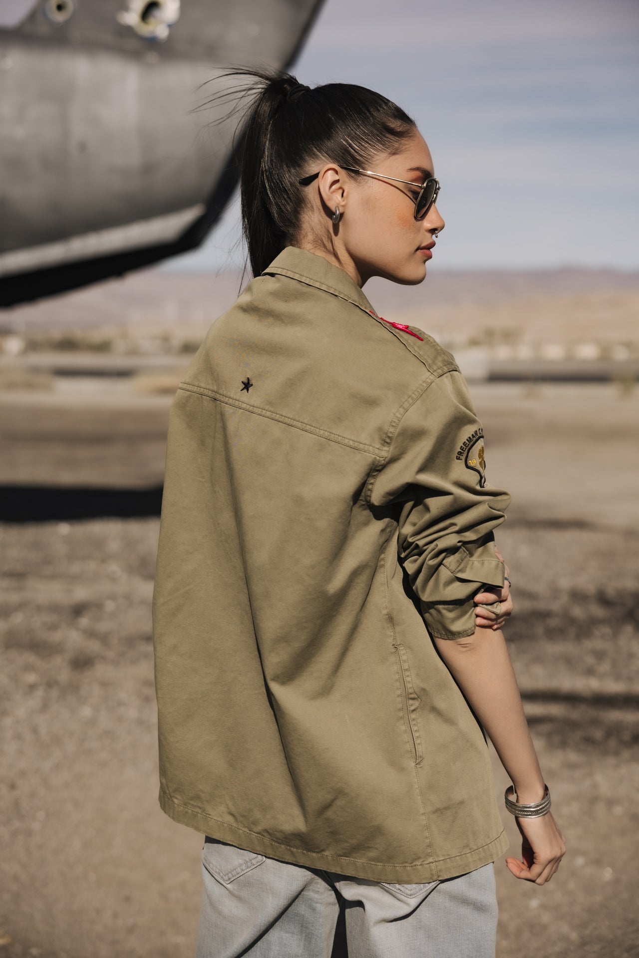 

Surchemise à patches Femme Venty Patches 2 light khaki | Freeman T. Porter