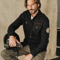 

Patch-Jacke Herren Raven Scrapper black | Freeman T. Porter