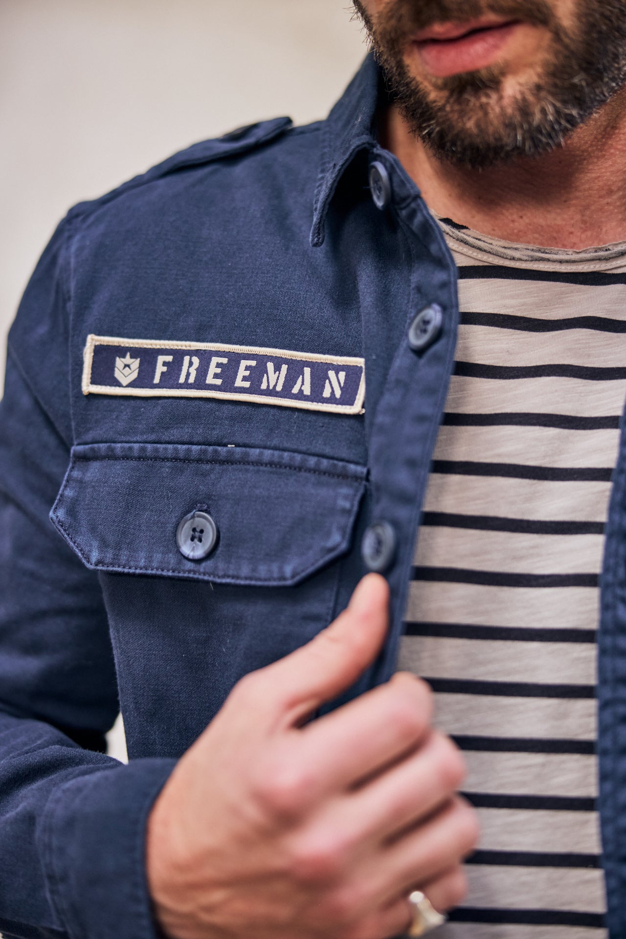 

Überhemd-Jacke Mann Raven Scrapper storm | Freeman T. Porter