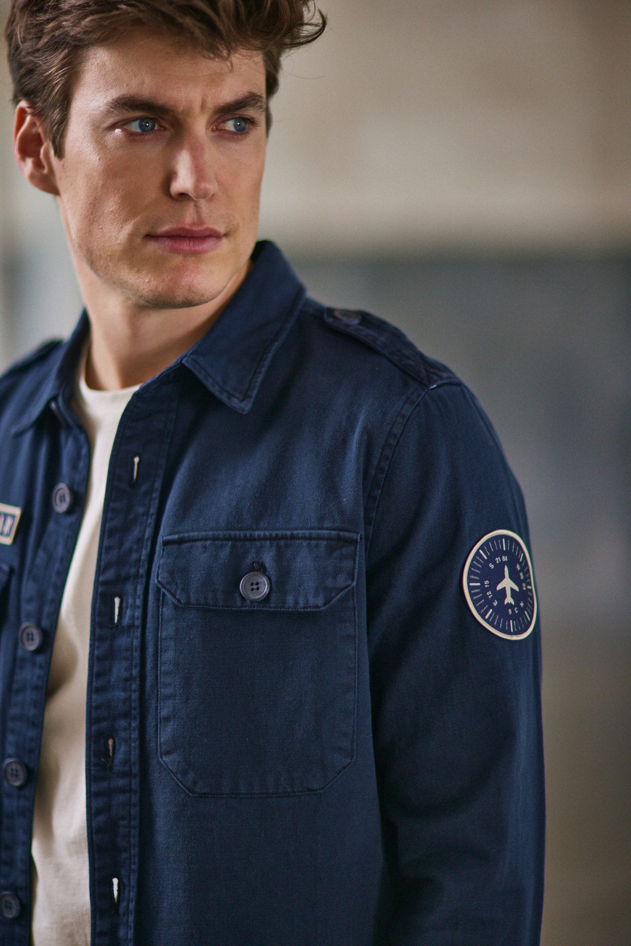 

Veste surchemise Homme Raven Scrapper storm | Freeman T. Porter