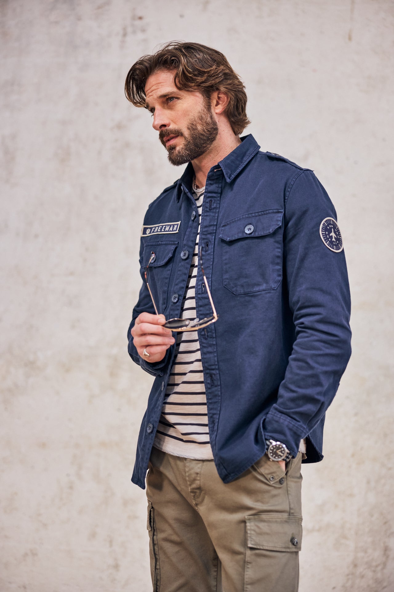 

Überhemd-Jacke Mann Raven Scrapper storm | Freeman T. Porter