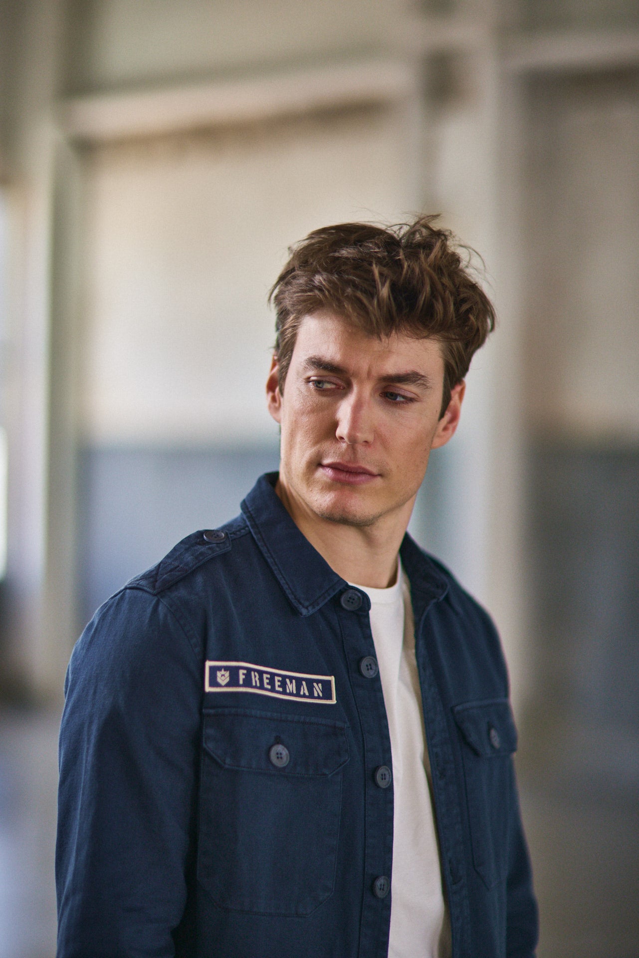 

Veste surchemise Homme Raven Scrapper storm | Freeman T. Porter