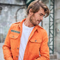 

Veste surchemise Homme Raven Scrapper tangerine tango | Freeman T. Porter