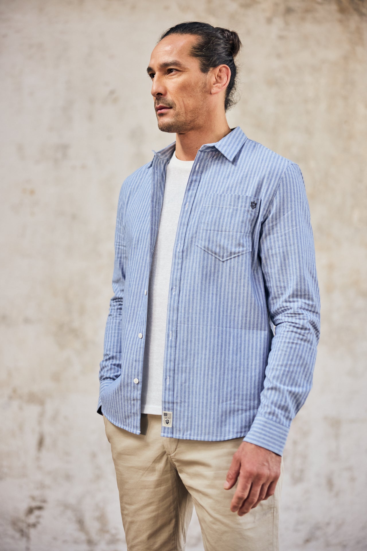 

Camisa recta Hombres Jeremiah Banzai original | Freeman T. Porter