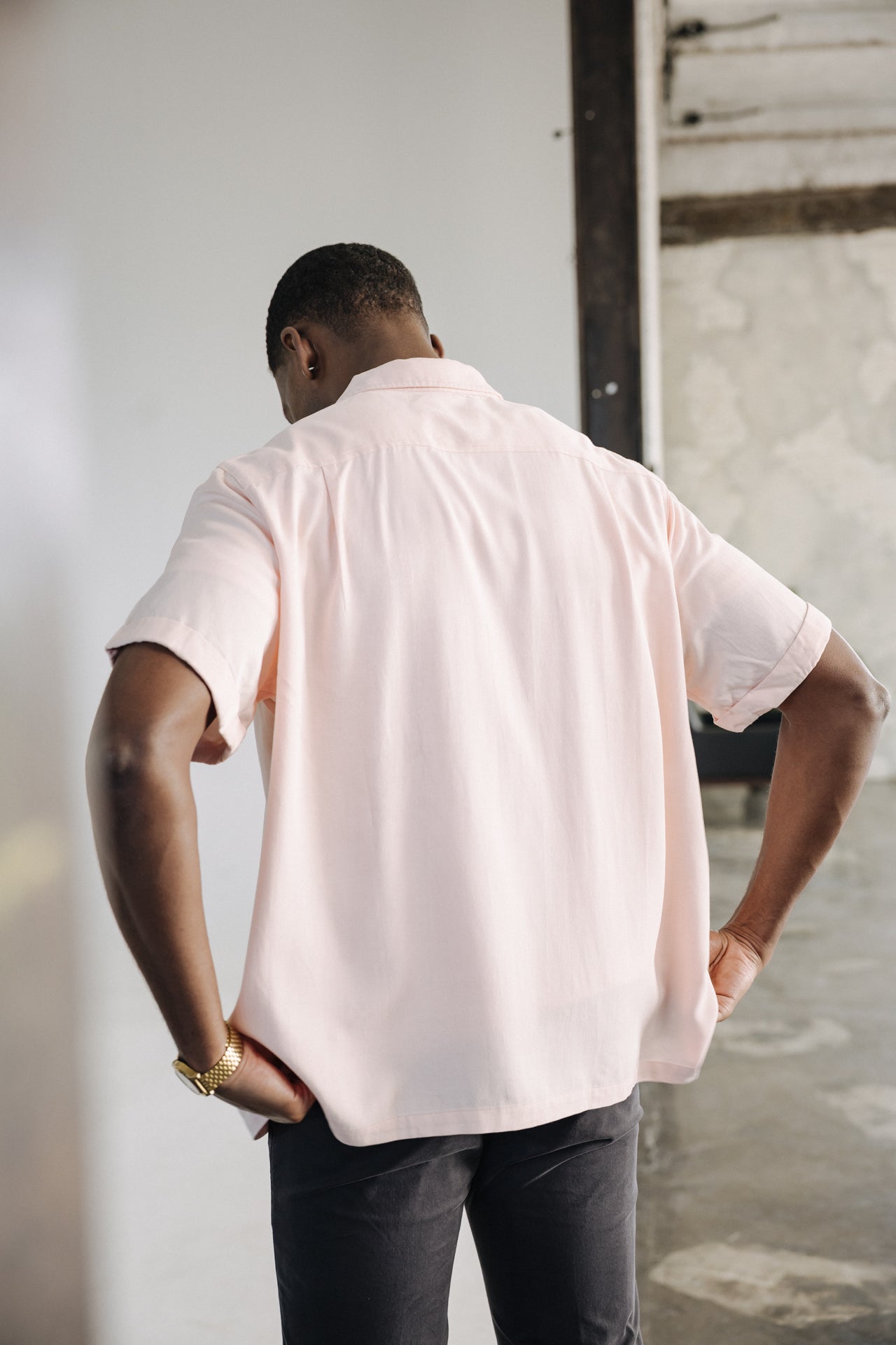

Embroidered shirt Men Marco Miami light pink | Freeman T. Porter