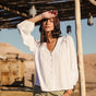 

Top manches longues Mujer Tya Plain Color white | Freeman T. Porter