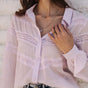

Chemise large Mujer Carline Plain Color lilac | Freeman T. Porter